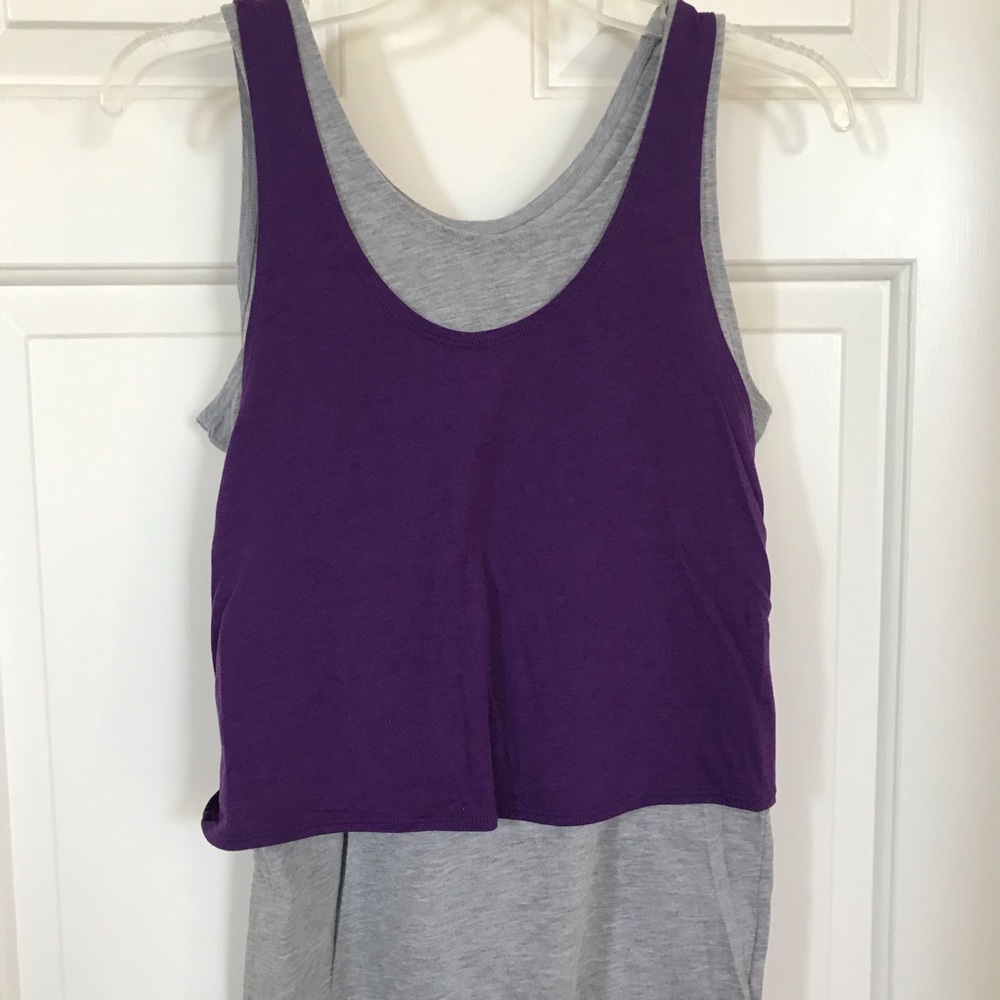 Zumba rare double layer top.